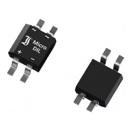 Punte redresoare monofazat 600V 0,5A 20A MicroDIL | Electronic-mag.ro | Componente Electronice