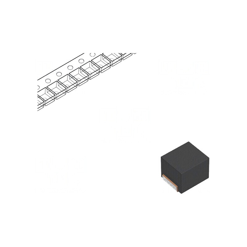 Inductor ferită SMD 1008 10uH 155mA 3,5Ω Q25 2,52MHz | Electronic-mag.ro | Componente Electronice