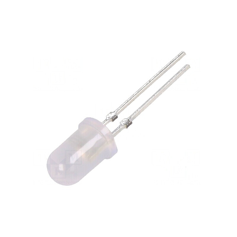 LED 5mm portocalie 6600-8000mcd 30° convex | Electronic-mag.ro | Componente Electronice
