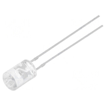 LED 5mm roșie 750-1120mcd 100° plat, Nr. term: 2 | Electronic-mag.ro | Componente Electronice