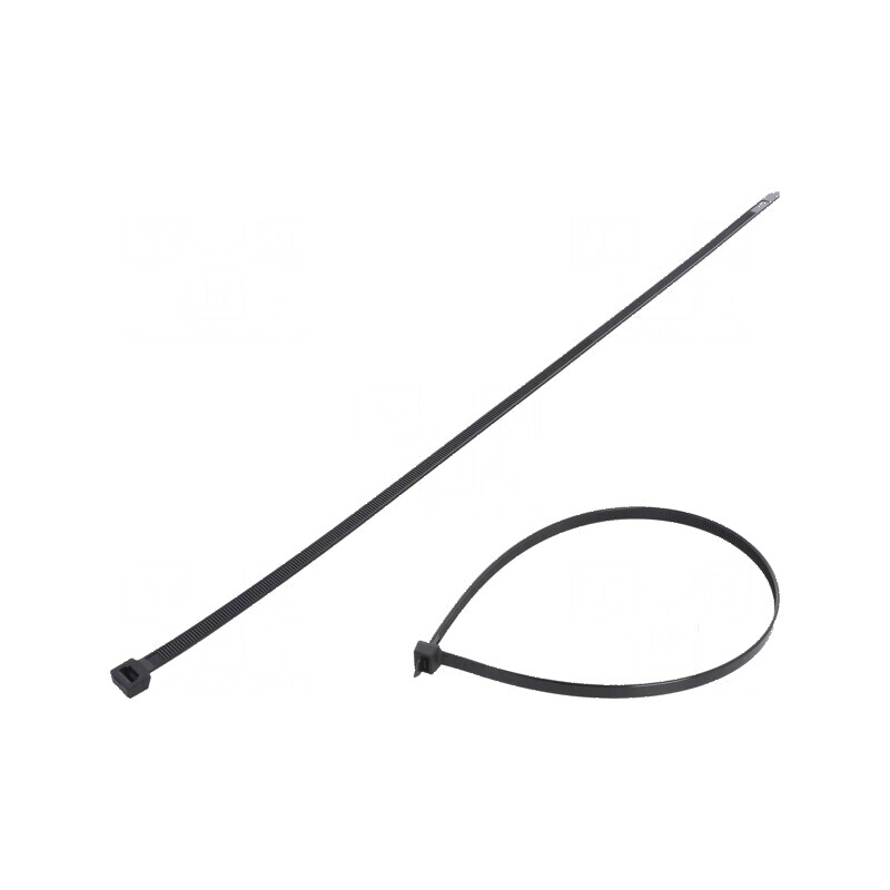 Colier de strângere poliamidă 450mm 7,6mm 533N negru | Electronic-mag.ro | Componente Electronice