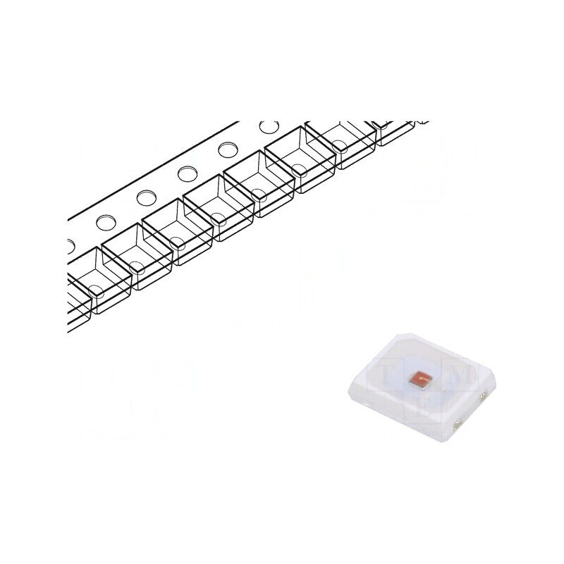 LED SMD 2835 galben 15-17(typ) 20lm 3,5x2,8x0,8mm 120° | Electronic-mag.ro | Componente Electronice