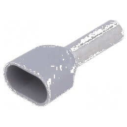 Vârf tub de capăt izolată dublă cupru 4mm² 12mm cositorit | Electronic-mag.ro | Componente Electronice
