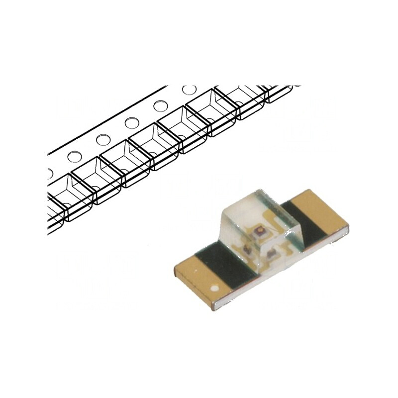 LED SMD 1305 roșie 3,4x1,25x1,1mm 20mA 60mW | Electronic-mag.ro | Componente Electronice