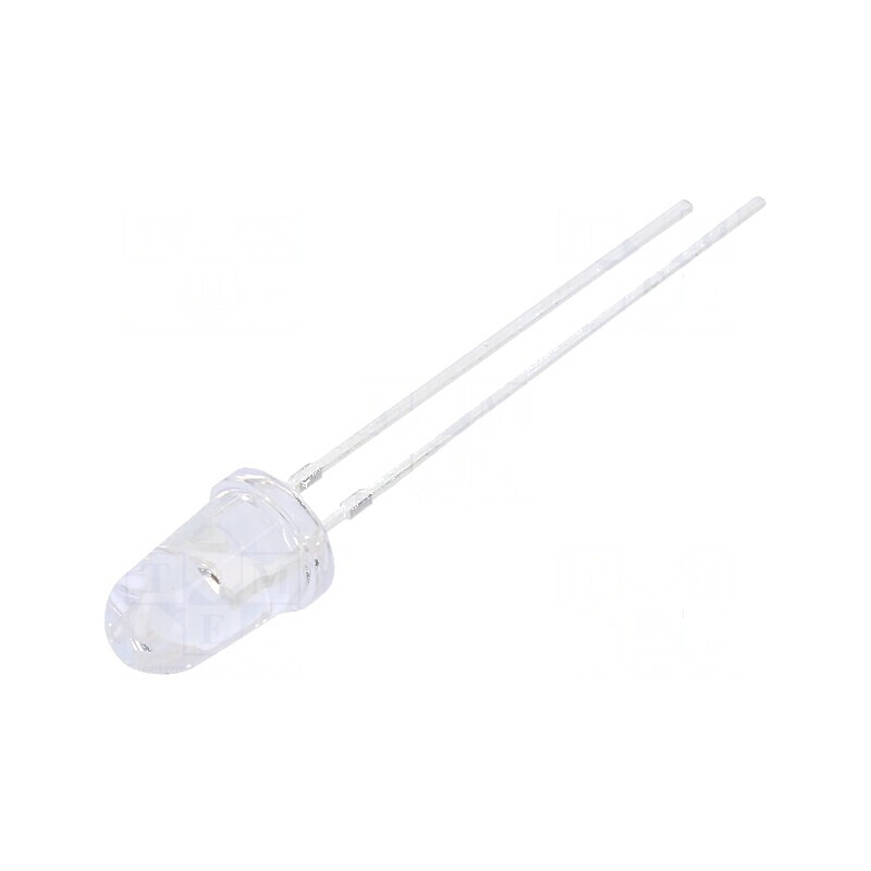 LED 5mm roșie 5800-7000mcd 30° convex 78mW | Electronic-mag.ro | Componente Electronice