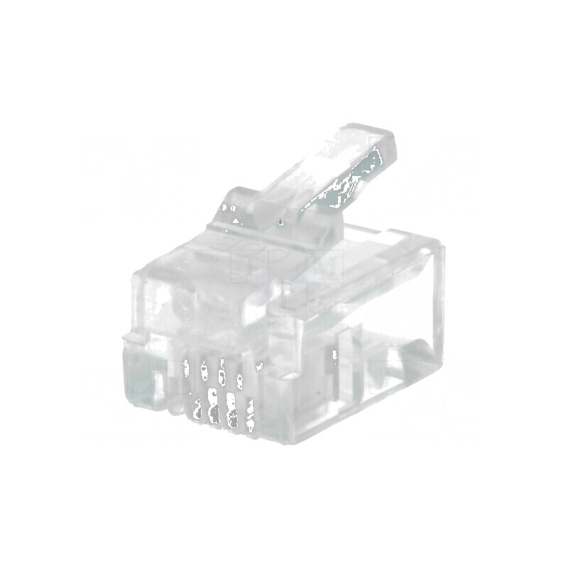 Conector RJ14 mufă aurit 4 pini 6p4c neecranaţi | Electronic-mag.ro | Componente Electronice Conector RJ14 mufă aurit 4 pini 6p4c neecranaţi | Electronic-mag.ro | Componente Electronice