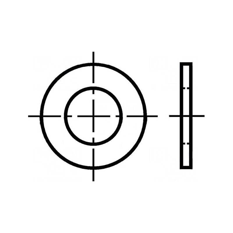 Şaibă rotundă M1,7 D4,5mm h0,3mm preşpan BN 1077 | Electronic-mag.ro | Componente Electronice