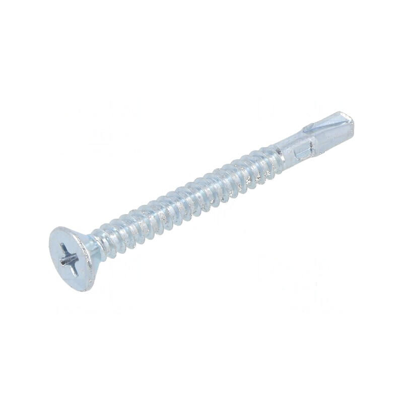 Şurub pentru lemn 4,8x50 mm Cap îngropat Phillips PH2 oţel călit | Electronic-mag.ro | Componente Electronice