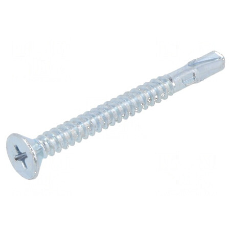 Şurub pentru lemn 4,8x50 mm Cap îngropat Phillips PH2 oţel călit | Electronic-mag.ro | Componente Electronice
