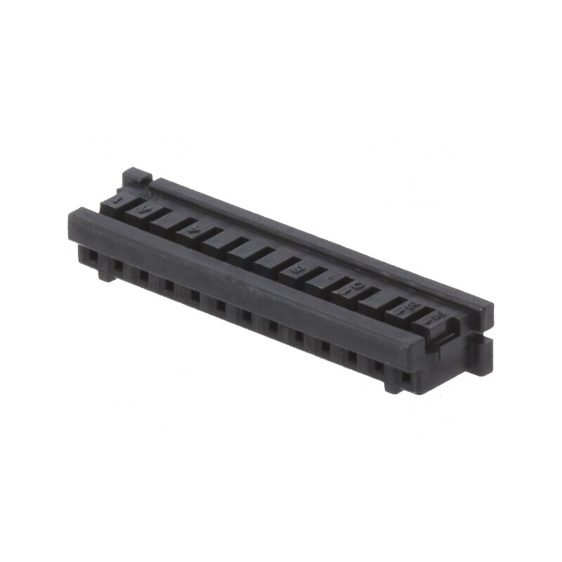 Conector cablu-cablu/PCB mufă mamă PIN 13 DF3 Pas 2mm drept | Electronic-mag.ro | Componente Electronice