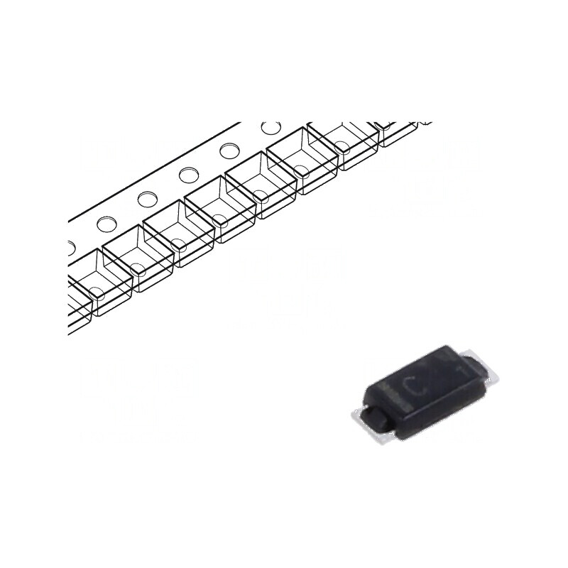 Diodă Schottky SMD 30V 1A DO219AB pentru redresoare - rolă, bandă | Electronic-mag.ro | Componente Electronice