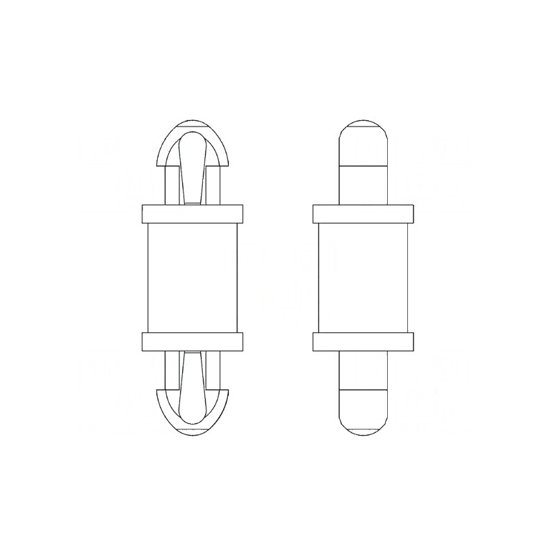 Distanțier PCB poliamidă 66 1,6mm clichet | Electronic-mag.ro | Componente Electronice