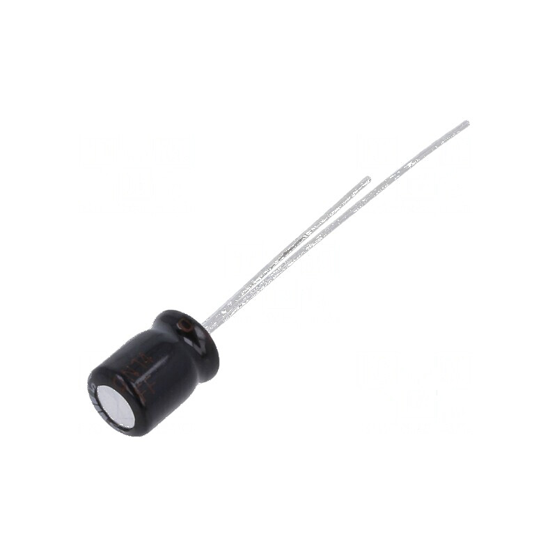 Condensator electrolitic THT 10uF 50V Ø5x7mm 2mm Raster | Electronic-mag.ro | Componente Electronice