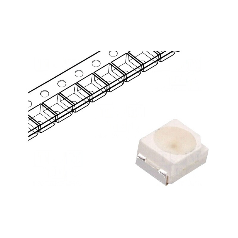 LED SMD 3528 Albastru 140-450mcd 3,5x2,8x1,9mm 120° 3,3-3,8V | Electronic-mag.ro | Componente Electronice LED SMD 3528 Albastru 140-450mcd 3,5x2,8x1,9mm 120° 3,3-3,8V | Electronic-mag.ro | Componente Electronice