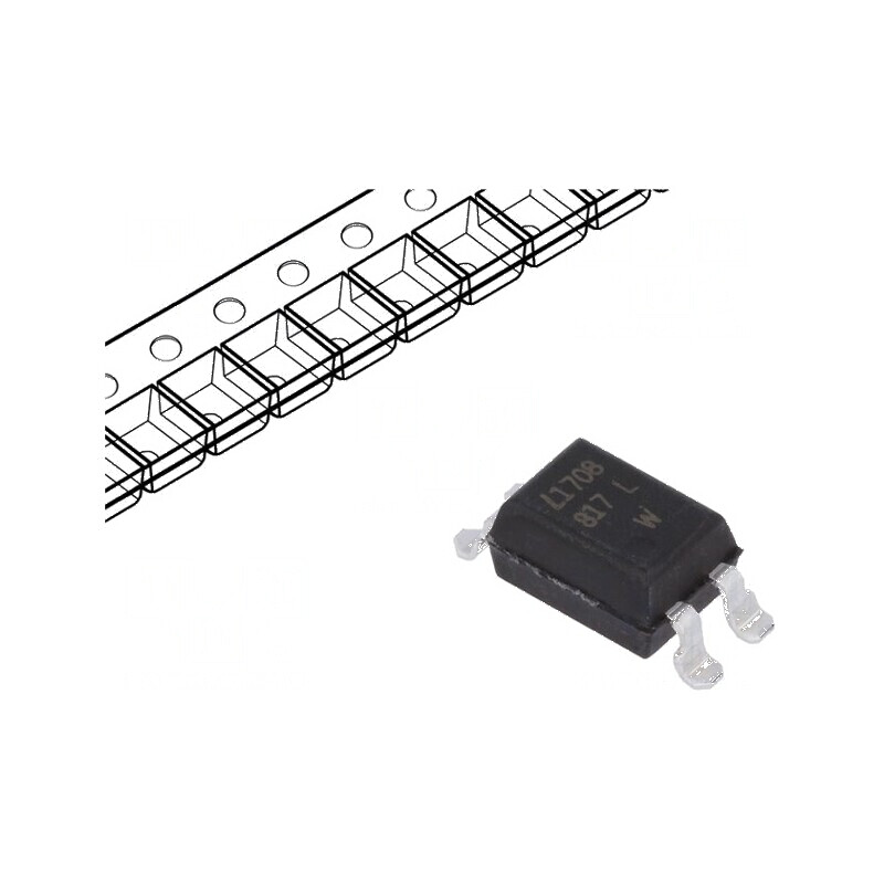 Optocuplor SMD cu 1 Iesire, 5kV Izolare, 35V Uce, Rola | Electronic-mag.ro | Componente Electronice