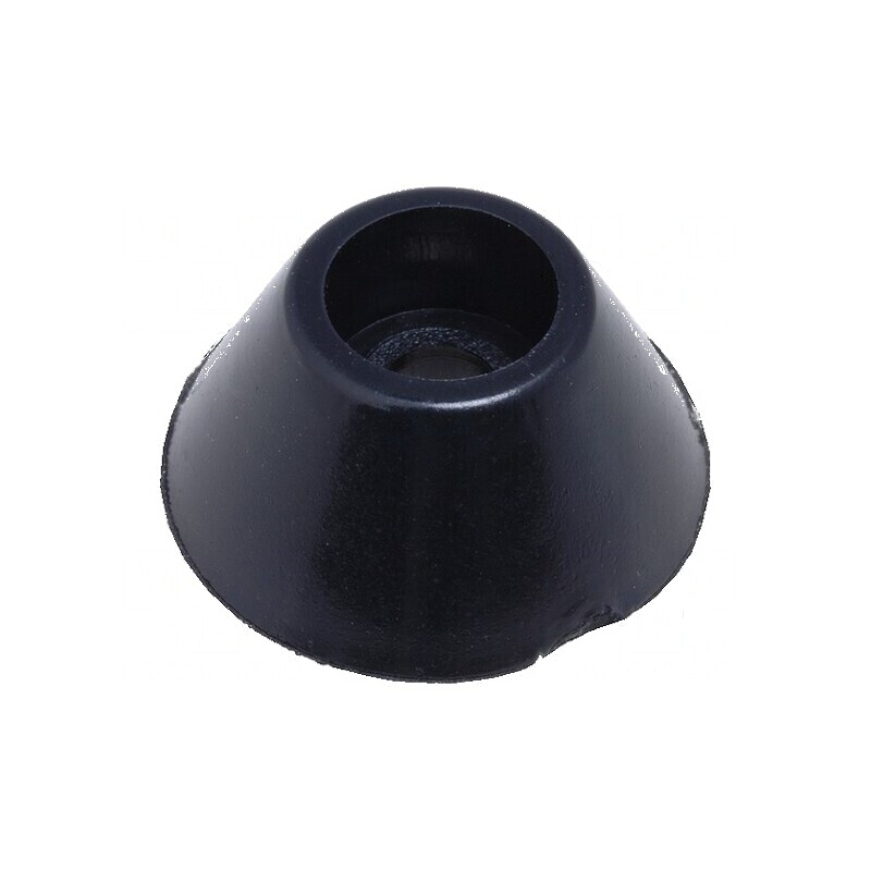 Picioruş negru PVC 14,8mm x 8mm x 6mm x 7mm x 3mm x 3,1mm | Electronic-mag.ro | Componente Electronice