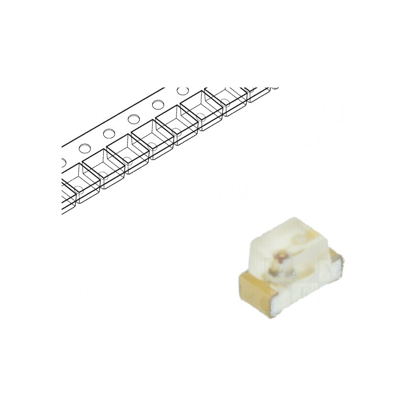 LED SMD 0603 roșie 150-250mcd 1,6x0,8x1,1mm 120° 20mA 75mW | Electronic-mag.ro | Componente Electronice