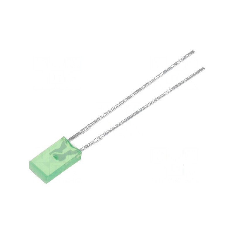 LED verde dreptunghiular 3,9x1,9mm 20mA 110° 1÷4mcd | Electronic-mag.ro | Componente Electronice LED verde dreptunghiular 3,9x1,9mm 20mA 110° 1÷4mcd | Electronic-mag.ro | Componente Electronice