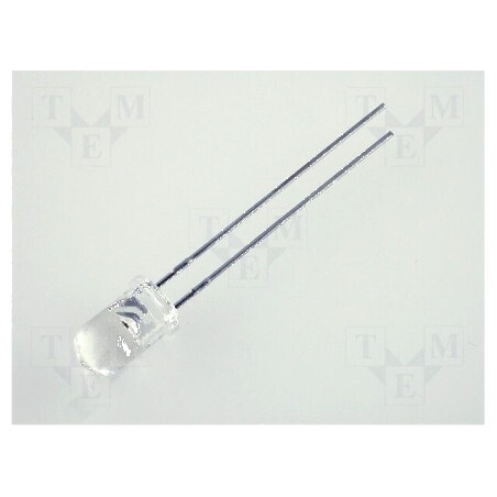 LED 5mm galben 20-80mcd 30° convex | Electronic-mag.ro | Componente Electronice