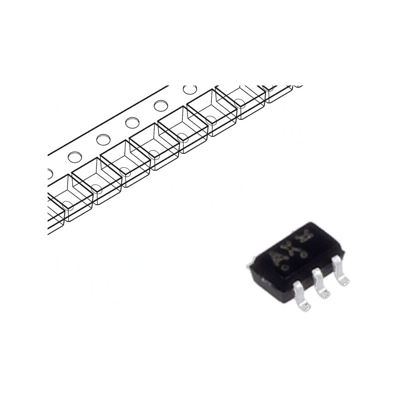 IC digital NOR 1 Canal 2 Intrări CMOS SMD SC88A MiniGate -55÷125°C | Electronic-mag.ro | Componente Electronice