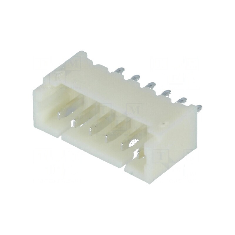 Conector cablu-placă soclu tată 1,25mm PIN 6 THT 125V 1A | Electronic-mag.ro | Componente Electronice