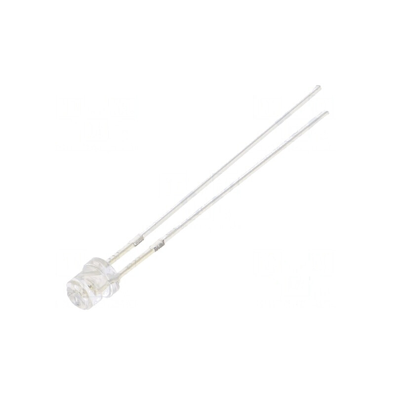 LED 3mm Verde 1560-2180mcd 60° Plat | Electronic-mag.ro | Componente Electronice