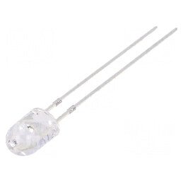 LED oval portocalie 5,1x4,3mm 13000mcd 100/40° 50mA | Electronic-mag.ro | Componente Electronice