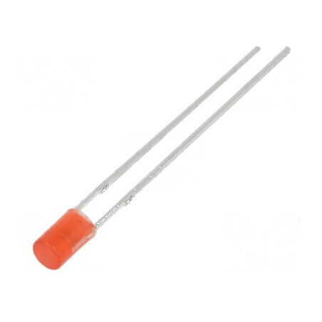 LED 3mm roșie 330-500mcd 140° plat, Nr.term: 2 | Electronic-mag.ro | Componente Electronice