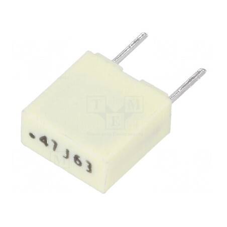 Condensator poliester 470nF 40VAC 63VDC 5mm ±5% -55÷105°C | Electronic-mag.ro | Componente Electronice