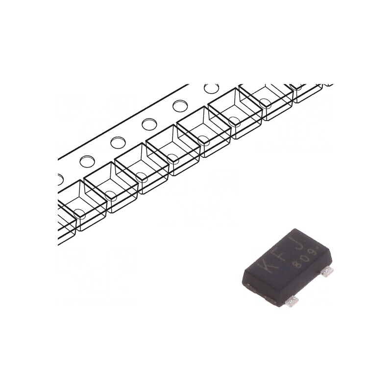 Tranzistor P-MOSFET unipolar -30V -6A 1W SOT23F ESD | Electronic-mag.ro | Componente Electronice