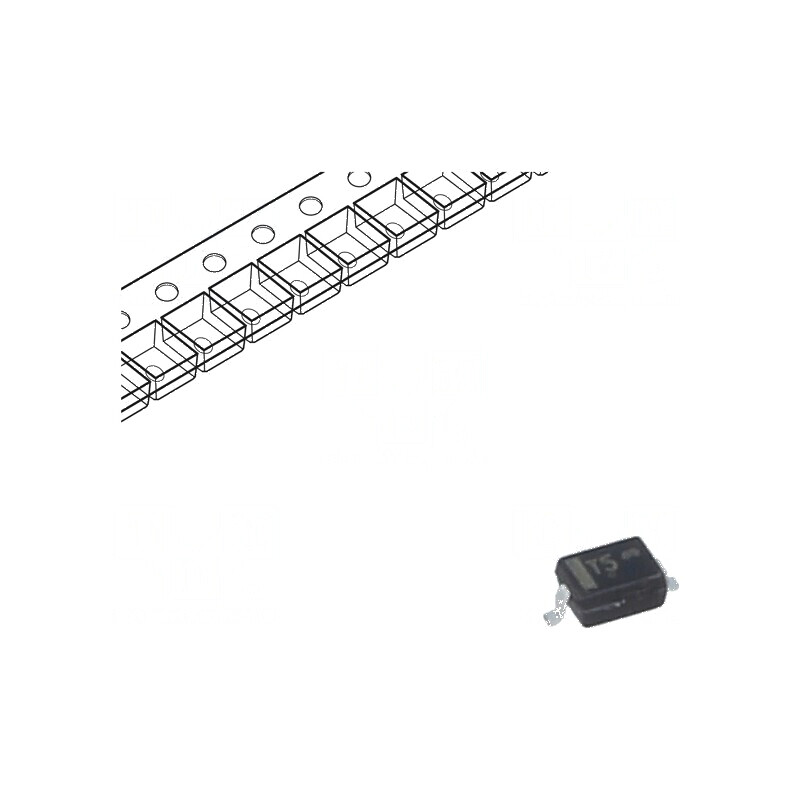 Diodă Zener 0,3W 3,3V SMD SOD323 | Electronic-mag.ro | Componente Electronice
