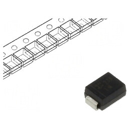 Diodă TVS 600W 16,7V 24A Unidirecțională SMB Rolă Bandă | Electronic-mag.ro | Componente Electronice