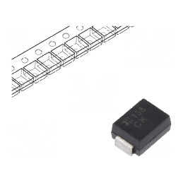 Diodă TVS 600W 33,3V 12,4A bidirecțională SMB rola bandă | Electronic-mag.ro | Componente Electronice