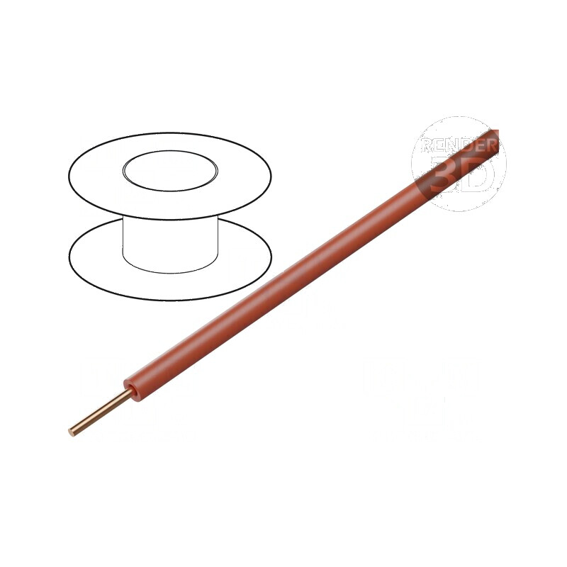 Cablu TDY sârmă PVC roșu 150V 500m 0,5mm | Electronic-mag.ro | Componente Electronice