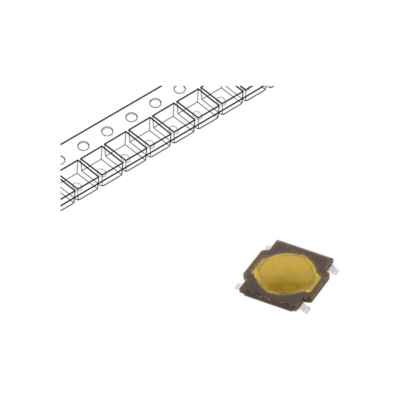 Microîntrerupător TACT SPST 0,05A/15VDC SMD 2 poziții | Electronic-mag.ro | Componente Electronice