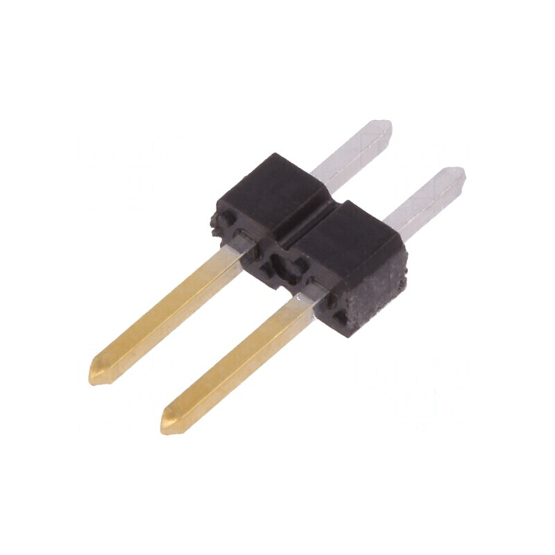 Conector BERGSTIK tată PIN 2 drept THT cu şiruri pini | Electronic-mag.ro | Componente Electronice