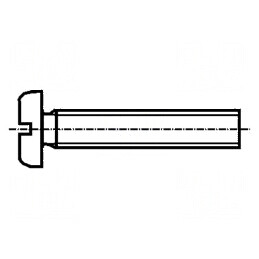 Şurub M6x6 Cap Rotund 1,6mm Oţel Zincat DIN 85A | Electronic-mag.ro | Componente Electronice