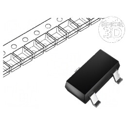 Diodă de comutaţie 50V 50mA SOT23 250mW serie dublă | Electronic-mag.ro | Componente Electronice