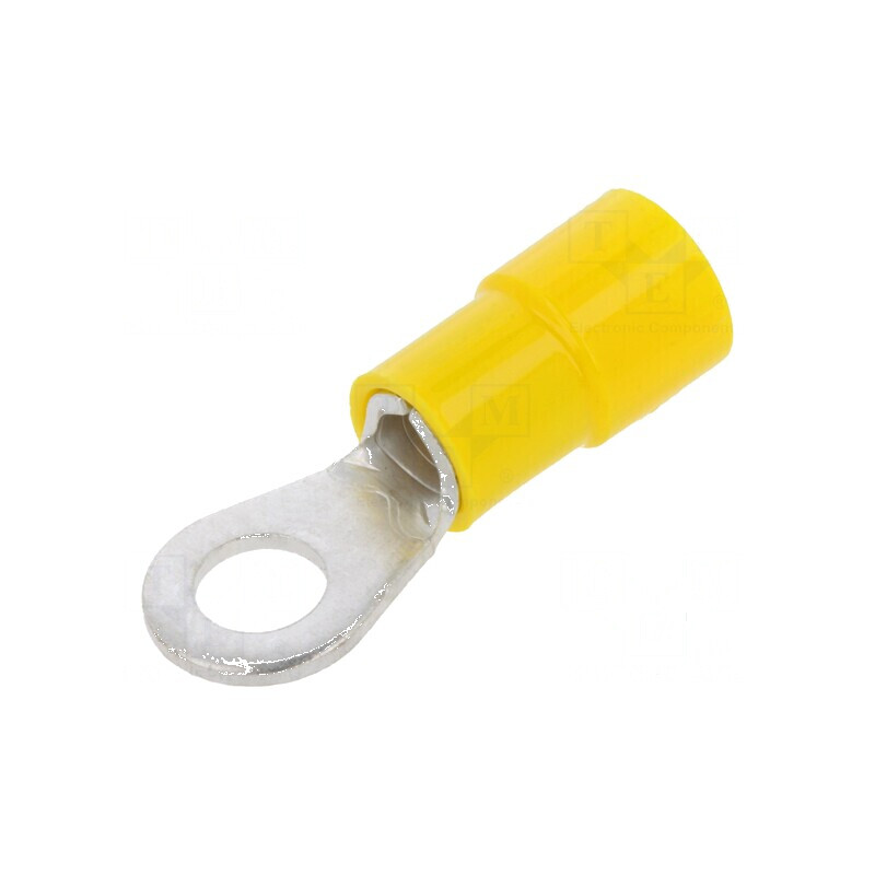 Vârf inelar M5 Ø 5,2mm 4-6mm² cupru crimpat izolată | Electronic-mag.ro | Componente Electronice