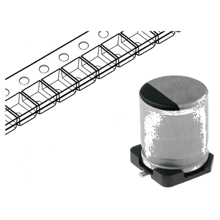 Condensator electrolitic low ESR SMD 22uF 50V Ø6,3x5,8mm | Electronic-mag.ro | Componente Electronice