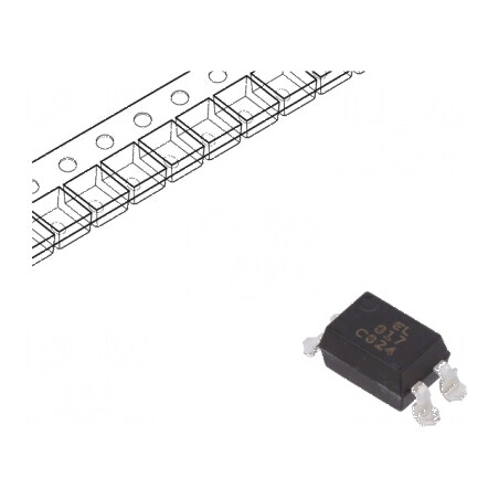 Optocuplor SMD EL817 5kV 35V cu 1 Iesire | Electronic-mag.ro | Componente Electronice