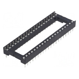 Soclu DIP40 15,24mm THT pentru circuite integrate, Raster 2,54mm | Electronic-mag.ro | Componente Electronice