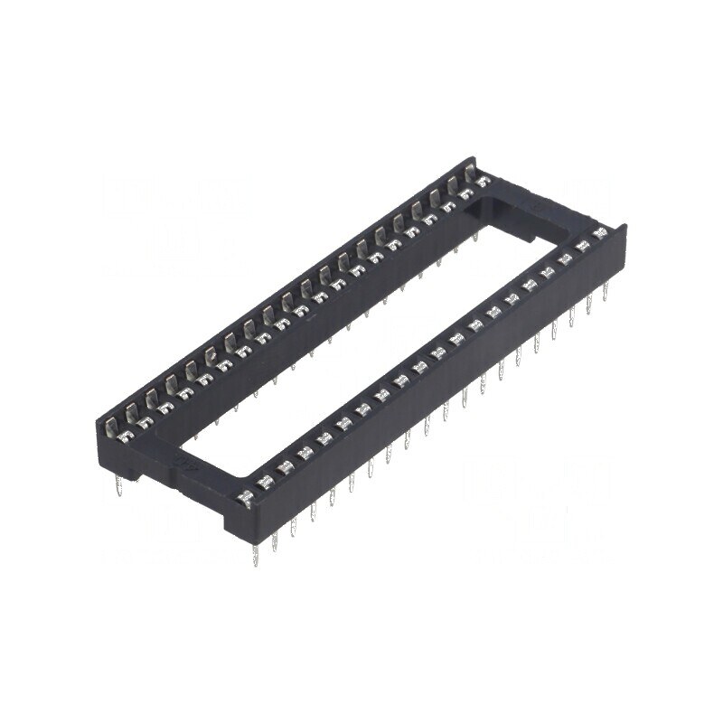 Soclu DIP40 15,24mm THT pentru circuite integrate, Raster 2,54mm | Electronic-mag.ro | Componente Electronice