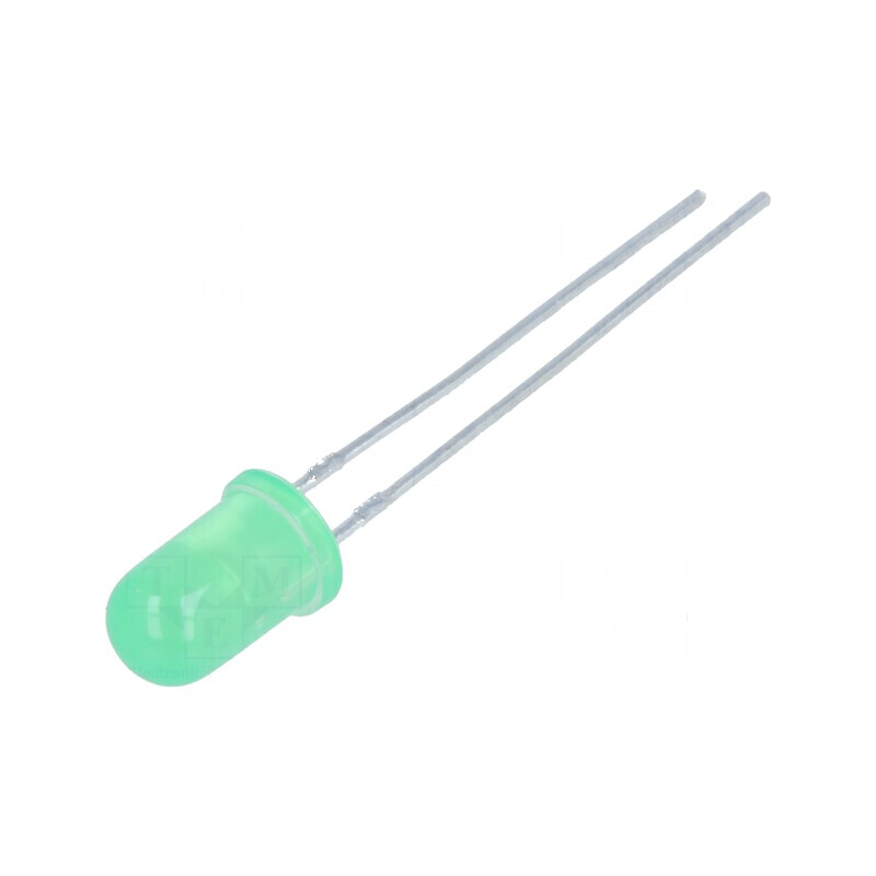 LED 5mm Verde 15-30mcd 30° Convex | Electronic-mag.ro | Componente Electronice