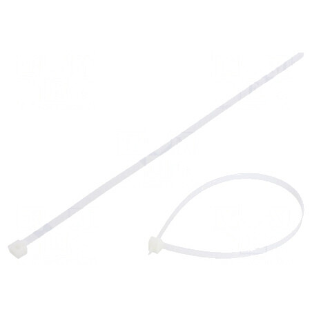 Colier de strângere poliamidă 380mm 7,6mm 667N naturală | Electronic-mag.ro | Componente Electronice