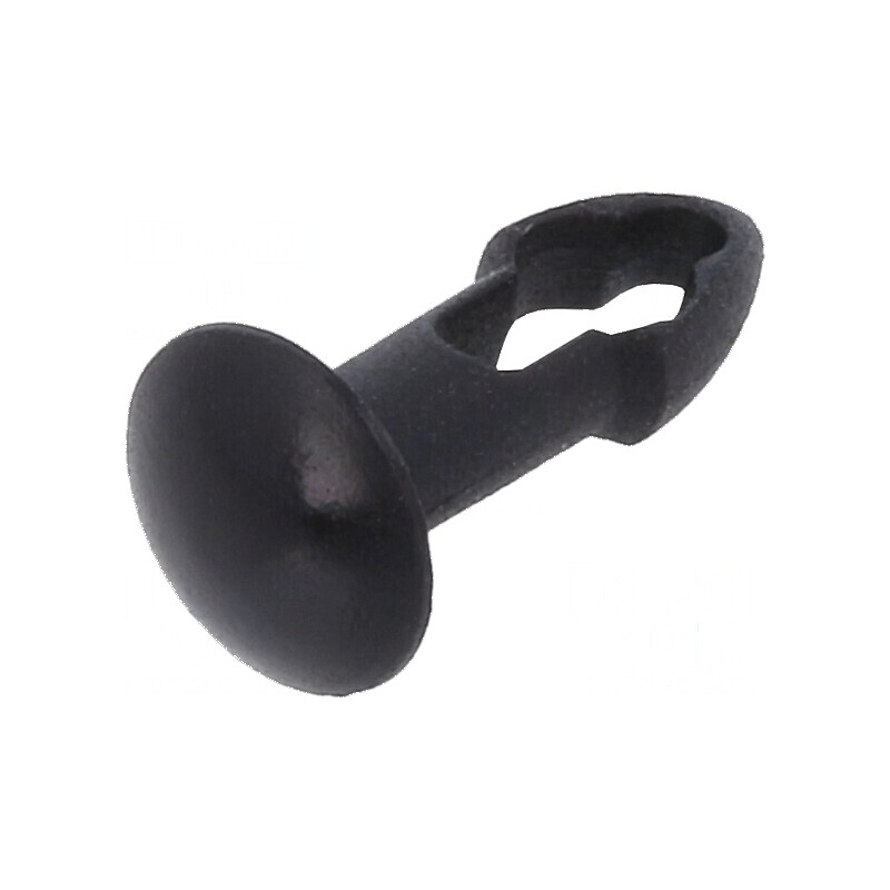 Diblu poliamidă 3,2mm x 6,4mm negru UL94V-2 | Electronic-mag.ro | Componente Electronice