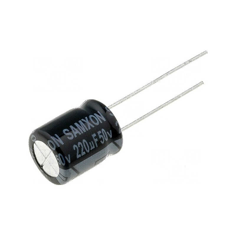 Condensator electrolitic THT 220uF 50VDC Ø10x12,5mm ±20% | Electronic-mag.ro | Componente Electronice Condensator electrolitic THT 220uF 50VDC Ø10x12,5mm ±20% | Electronic-mag.ro | Componente Electronice