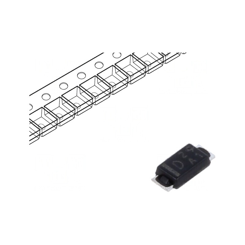 Diodă Schottky SMD 30V 1A DO219AB pentru redresare | Electronic-mag.ro | Componente Electronice
