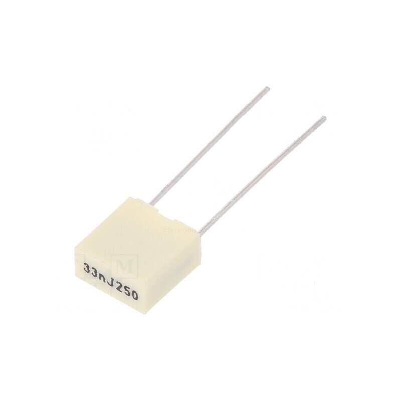 Condensator poliester 33nF 160VAC 250VDC 5mm ±5% THT R82 | Electronic-mag.ro | Componente Electronice