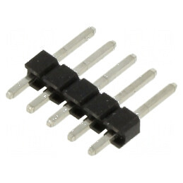 Conector şir pini tată 2,54mm 5 pini THT drept | Electronic-mag.ro | Componente Electronice